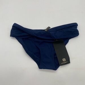 Vix high rise bikini bottom in midnight NWT